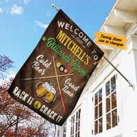 Personalized Billiards Game Room Rack It And Crack It Flag AG131 67O57 thumb 1
