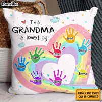 Personalized Gift For Grandma Is Loved By Pillow 30489 thumb 1