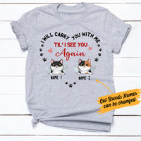 Personalized Cat Memorial T Shirt MR244 26O57 thumb 1