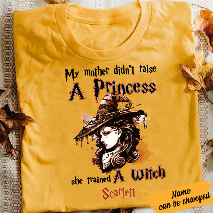 Personalized Witch Halloween White T Shirt JL142 85O57 1