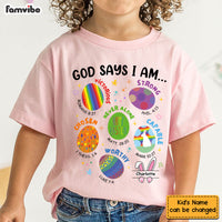 Personalized Easer Gift For Grandkids God Says Kid T Shirt - Kid Hoodie - Kid Sweatshirt 31746 thumb 1