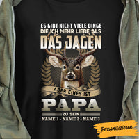 Personalized Vater Papa Jagd German Dad Hunting T Shirt AP145 67O60 thumb 1