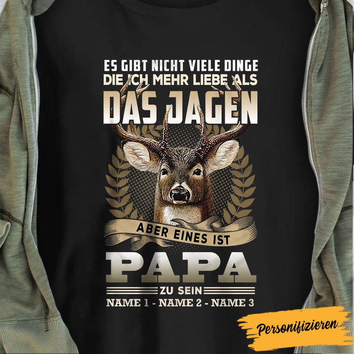 Personalized Vater Papa Jagd German Dad Hunting T Shirt AP145 67O60 1