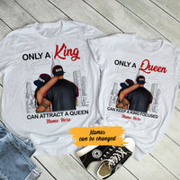 Personalized King And Queen Couple T Shirt SB103 65O57 thumb 1