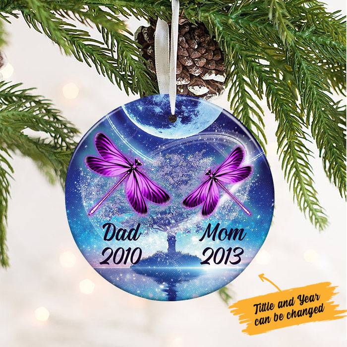 Personalized Dragonfly Memorial Mom Dad Ornament SOB311 87O36 1