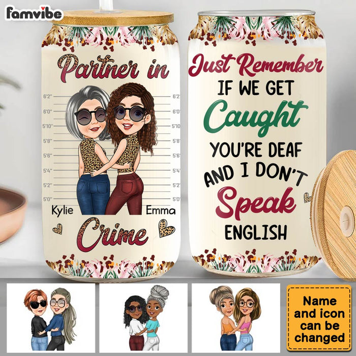 Personalized Gift For Mom Partner In Crime Glass Can 32258 1