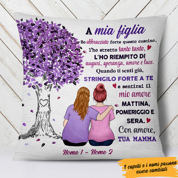 Personalized Mom Grandma Mamma Nonna Italian Tree Pillow AP81 73O47 (Insert Included) 1