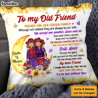 Personalized Gift To My Old Friend Sunflower Pillow 30418 thumb 1