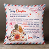 Personalized Mom Letter To Daughter Pillow FB21 65O53 (Insert Included) 1