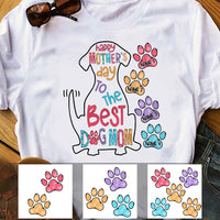 Personalized The Best Dog Mom Grandma T Shirt MR101 65O36 thumb 1