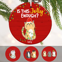 Personalized Cat Christmas  Ornament OB252 87O58 thumb 1