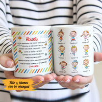 Personalized Mom Grandma Spanish Mamá Abuela Mug AP271 67O53 thumb 1