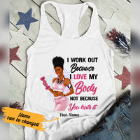 Personalized I Love My Body BWA Gym Racerback Tank SB12 29O47 thumb 1