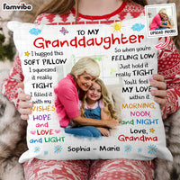 Personalized Gift For Granddaughter Photo Custom Pillow 31498 thumb 1