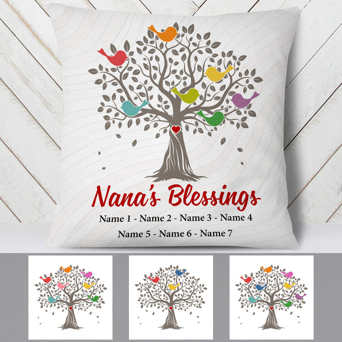 Personalized Grandma Blessing Tree Pillow MR112 73O53 (Insert Included) 1