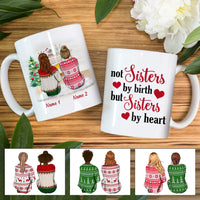 Personalized Sisters By Heart Friends MDF Mug NB91 85O47 thumb 1