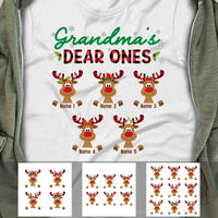 Personalized Grandma Dear Ones Christmas T Shirt OB131 85O53 thumb 1