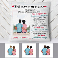 Personalized Letter To My Lover Couple Pillow MR21 73O53 (Insert Included) thumb 1