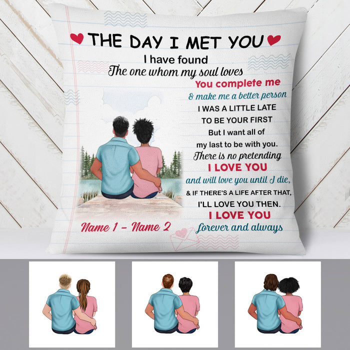 Personalized Letter To My Lover Couple Pillow MR21 73O53 (Insert Included) 1