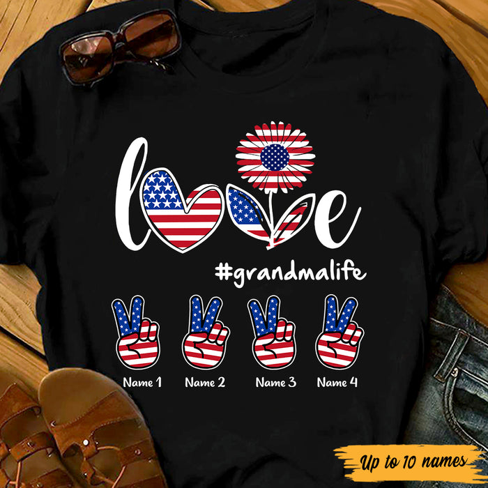 Personalized Mom Grandma Love T Shirt JN83 30O47 1