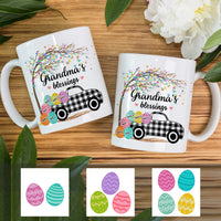 Personalized Grandma Peeps Easter Truck Mug FB191 81O36 thumb 1