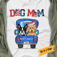 Personalized Dog Mom 4th Of July Independence T Shirt AP34 81O34 thumb 1
