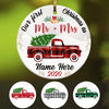 Personalized Red Truck Our First Christmas Ornament OB131 67O34 1