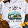 Personalized Camping Husband & Wife White T Shirt JN174 95O61 1