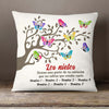 Personalized Spanish Abuela Butterfly Tree Grandma Pillow AP81 65O58 (Insert Included) 1