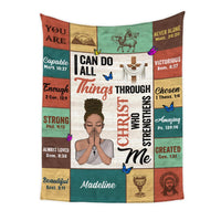 Personalized Gift For Christian Woman I Can Do All Things Blanket 31442 thumb 1