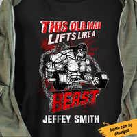 Personalized Gym Beast T Shirt JL11 95O60 thumb 1