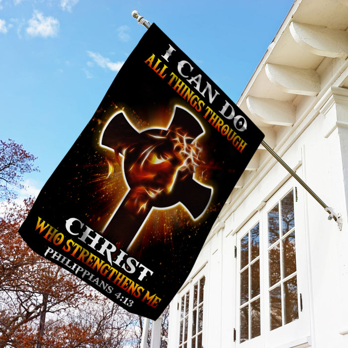 Jesus I Can Do All Things Through Christ Flag JL242 30O47 1