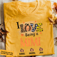 Personalized Grandma Fall T Shirt AG223 87O36 thumb 1