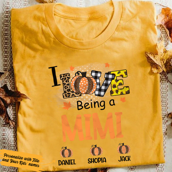 Personalized Grandma Fall T Shirt AG223 87O36 1