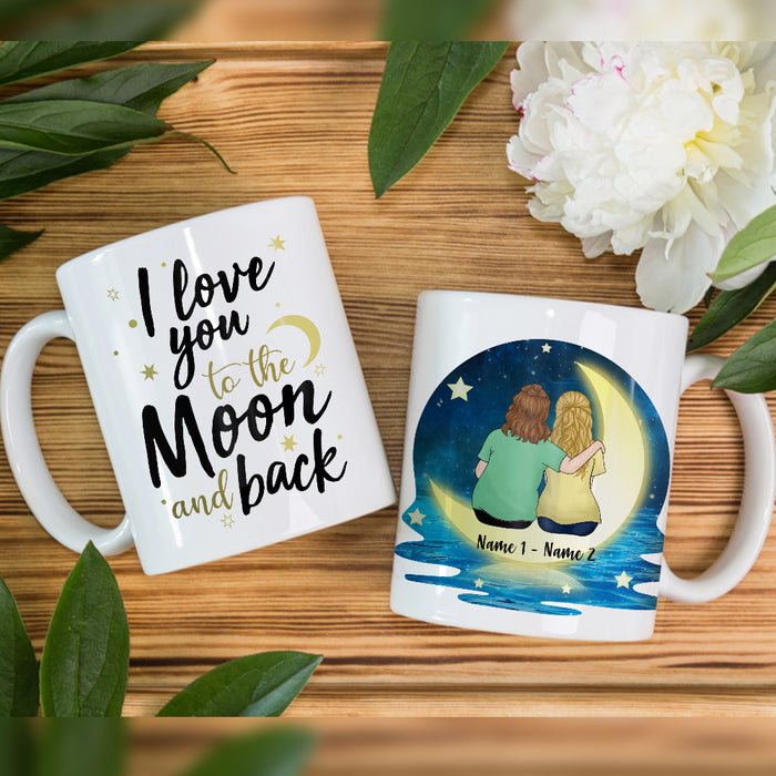 Personalized Love You To The Moon And Back Mother Mug AP21 73O36 1