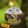 Personalized You And Me Elephant Couple  Ornament SB171 29O57 1