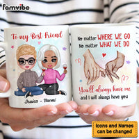 Personalized Gift For Friends You Will Always Have Me Promise Hands Mug 31131 thumb 1