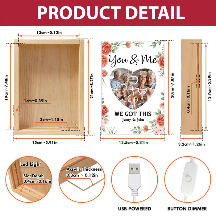 Personalized Couple Gifts We Got This Custom Picture Frame Light Box 31144 1