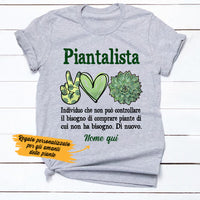Personalized Plantaholic Piantalista Italian T Shirt AP152 87O36 thumb 1