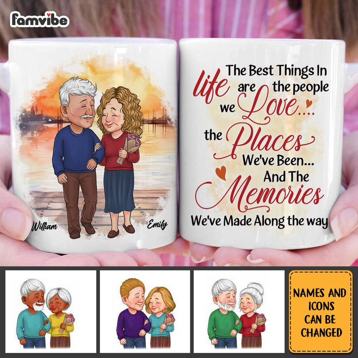 Personalized Gift For Couples The Memories We've Made  Along The Way Mug 31203 1