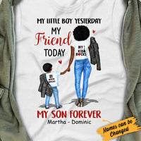 Personalized BWA Mom And Son Forever T Shirt AG86 65O34 thumb 1
