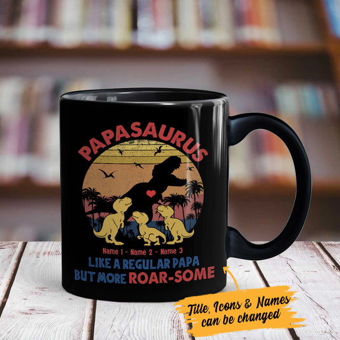 Personalized Dad Grandpa Roarsome Dinosaur Mug MY51 95O36 1