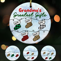 Personalized Grandma Greatest Gifts Christmas  Ornament OB82 85O57 thumb 1