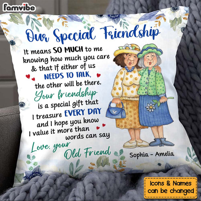 Personalized Gift For Friends Our Friendship Pillow 30209 1
