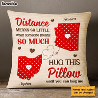 Personalized Long Distance Hug This Pillow AG155 30O31 thumb 1
