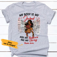 Personalized BWA Tattoos My Story T Shirt AG282 67O36 thumb 1