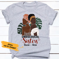 Personalized BWA Friend Unbiological Sisters T Shirt JL302 67O36 thumb 1