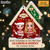 Personalized Family First Couple Christmas New Home Ornament SB284 32O47 thumb 1