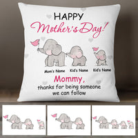 Personalized Elephant Mother Day Pillow FB232 95O58 (Insert Included) thumb 1