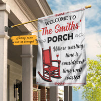 Personalized Patio Porch Deck Gardening Flag AG131 85O47 thumb 1